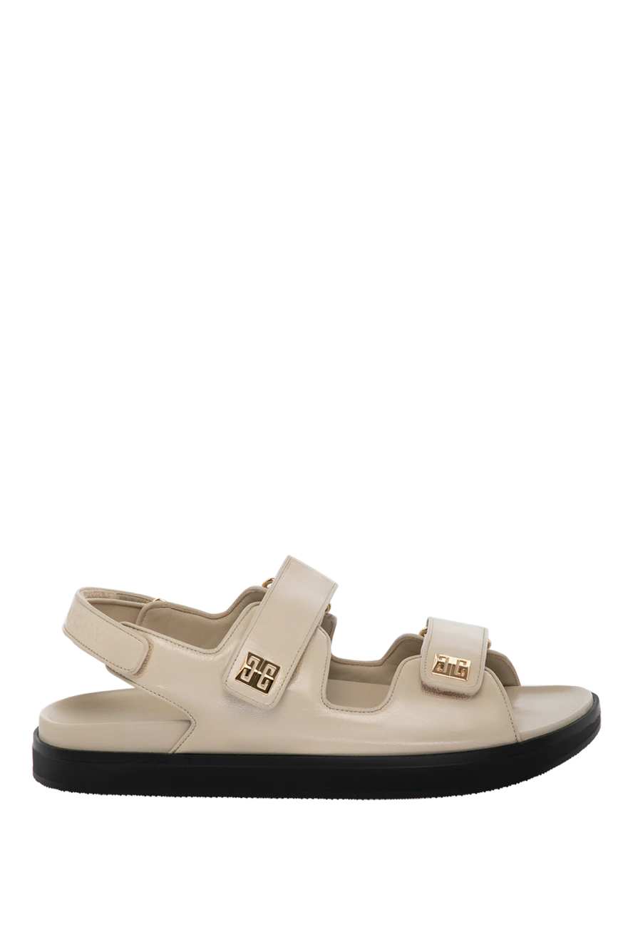 Givenchy woman women's sandals, beige, made of genuine leather купить с ценами и фото 180485 - photo 1