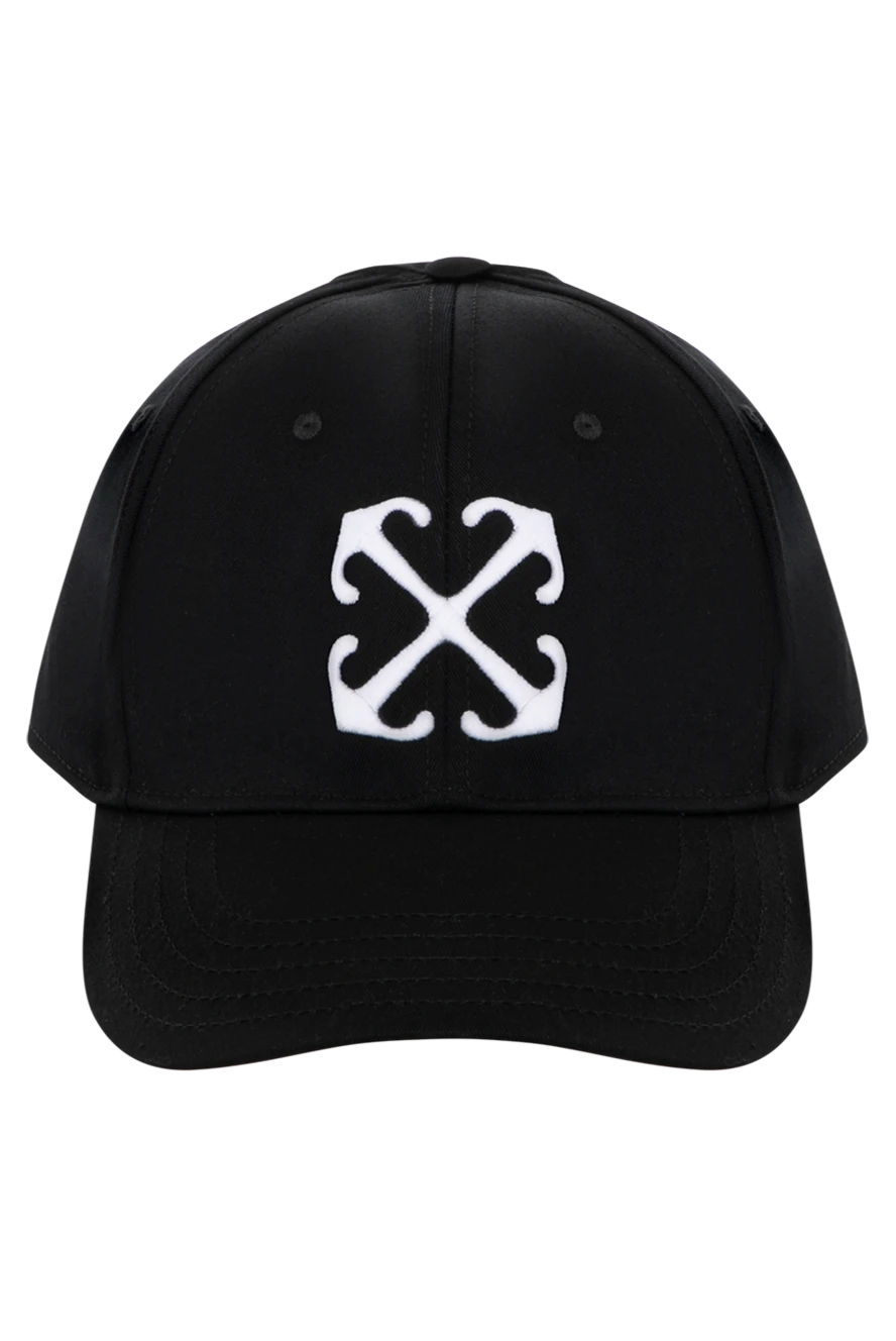 Off-White man men's black cotton cap купить с ценами и фото 180539 - photo 1