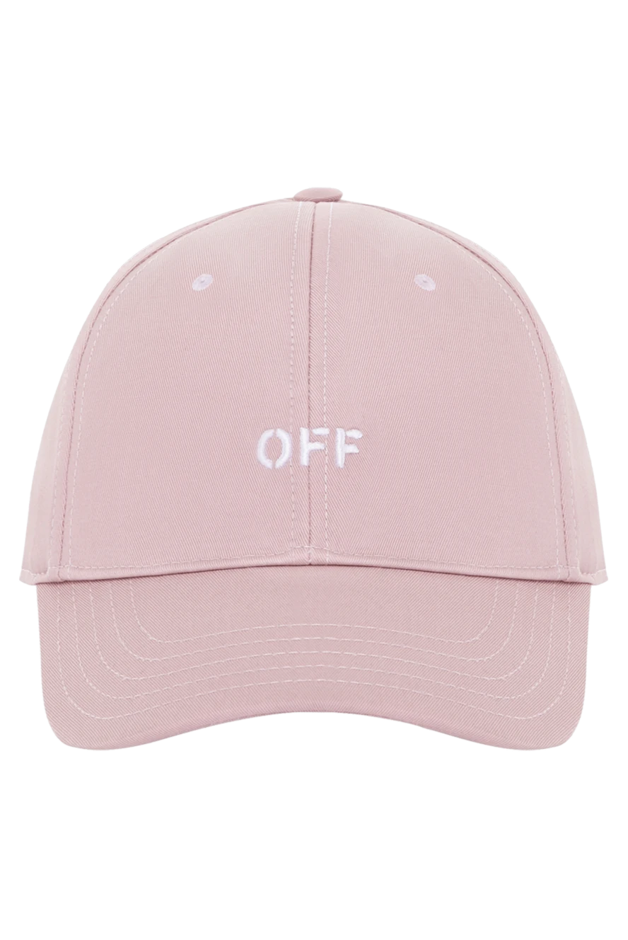 Off-White woman women's pink cotton cap купить с ценами и фото 180542 - photo 1