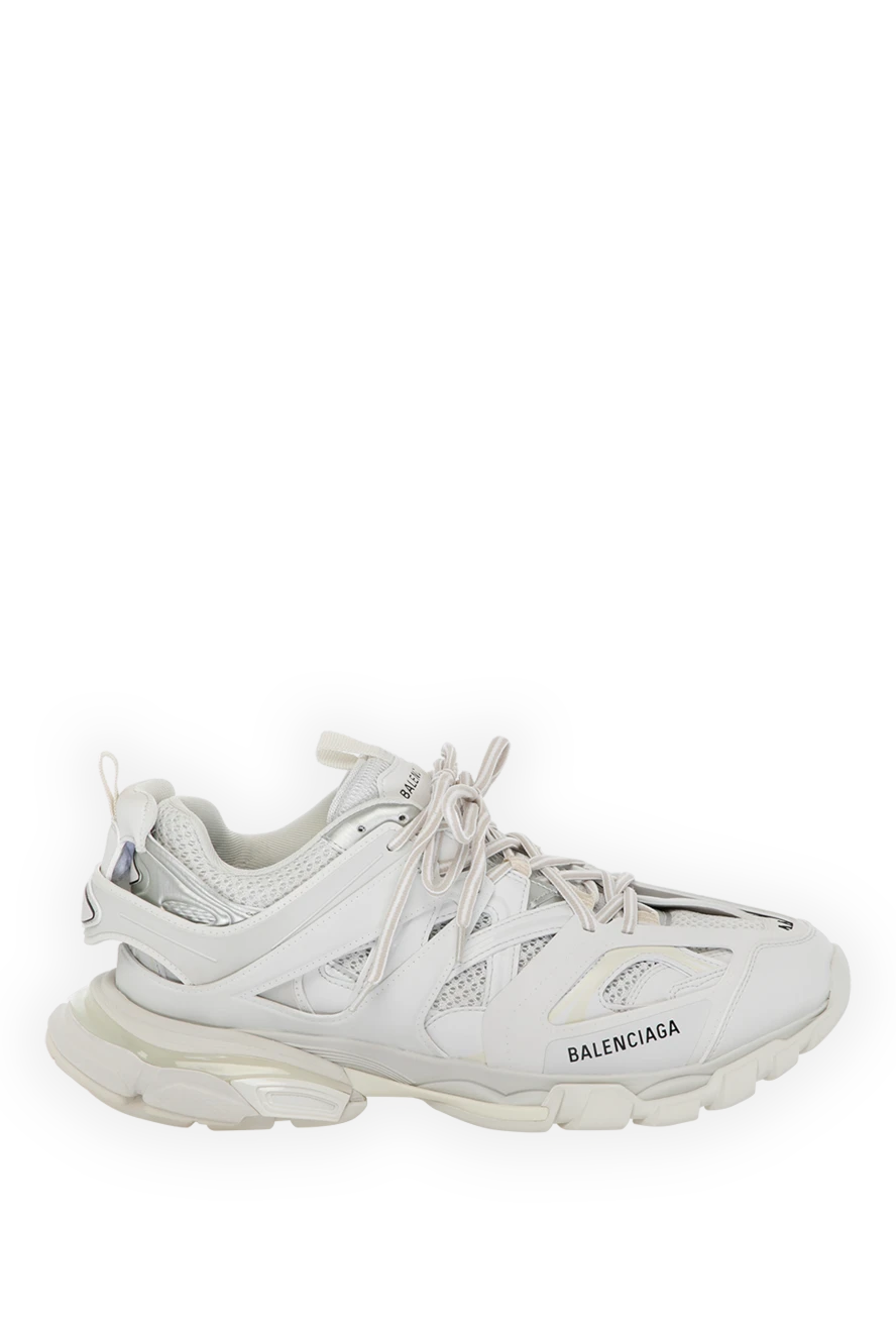 Balenciaga man men's white sneakers made of genuine leather and textile купить с ценами и фото 180558 - photo 1