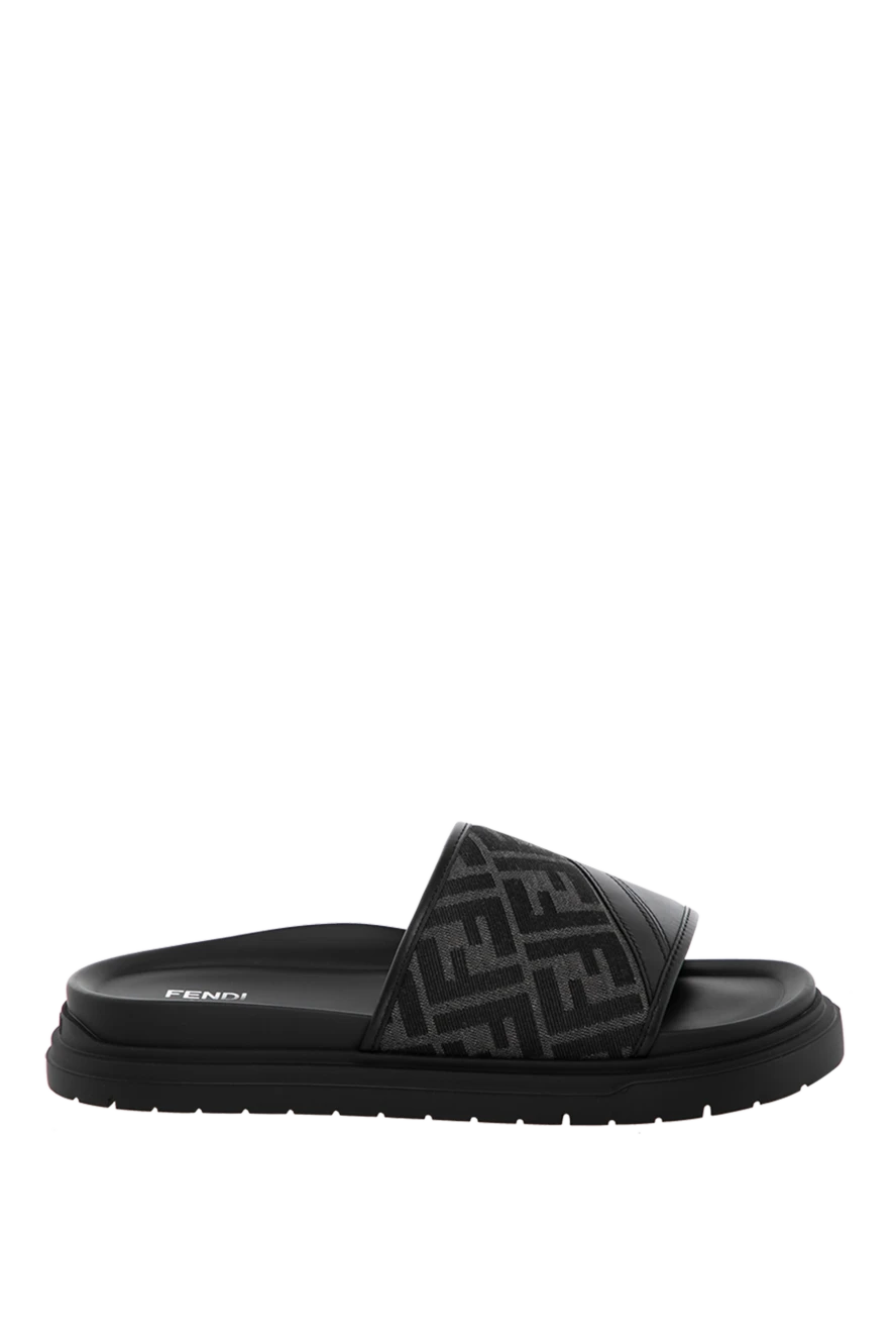 Fendi man men's black sandals купить с ценами и фото 180564 - photo 1