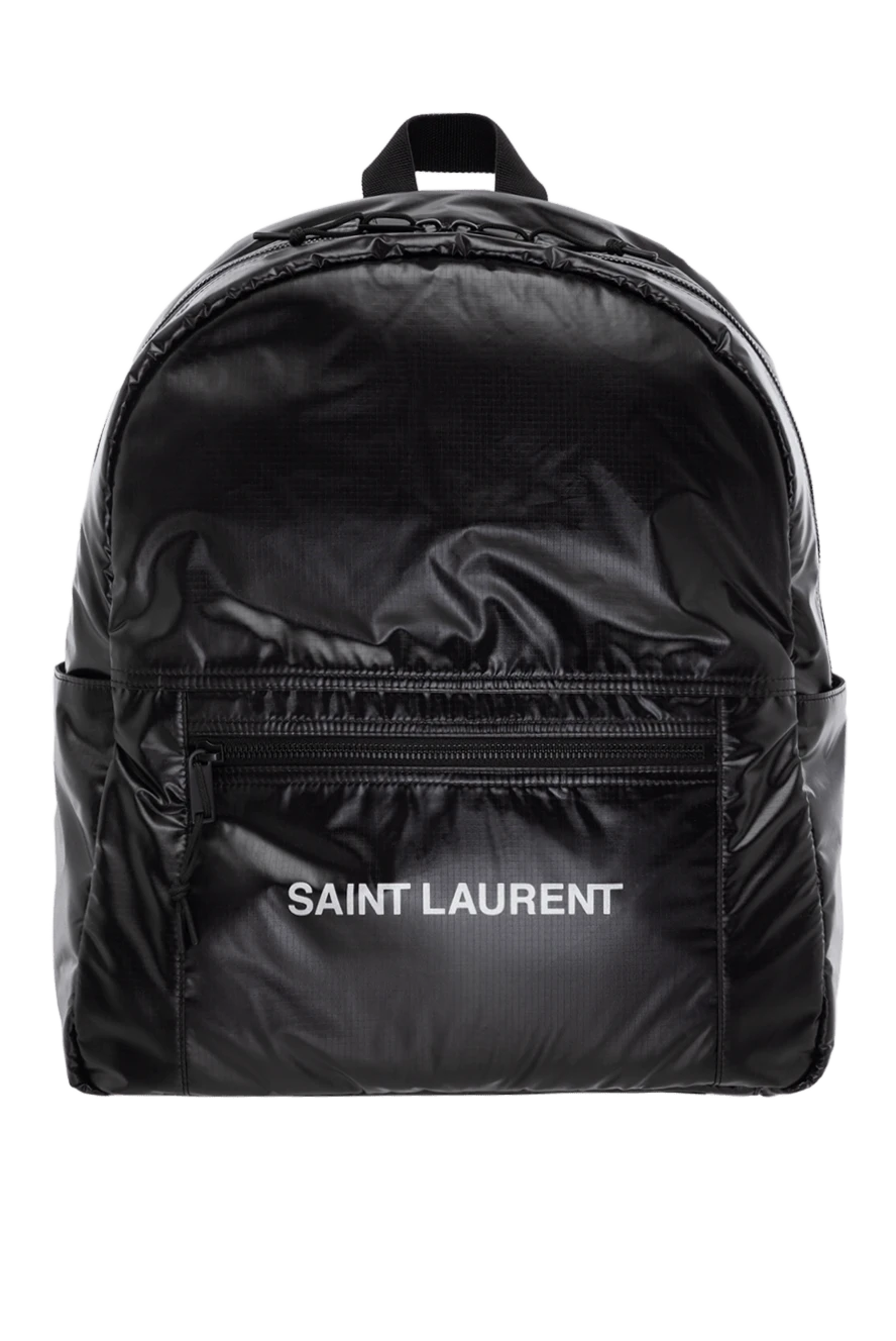 Saint Laurent man men's backpack black with logo 180743 - photo 1