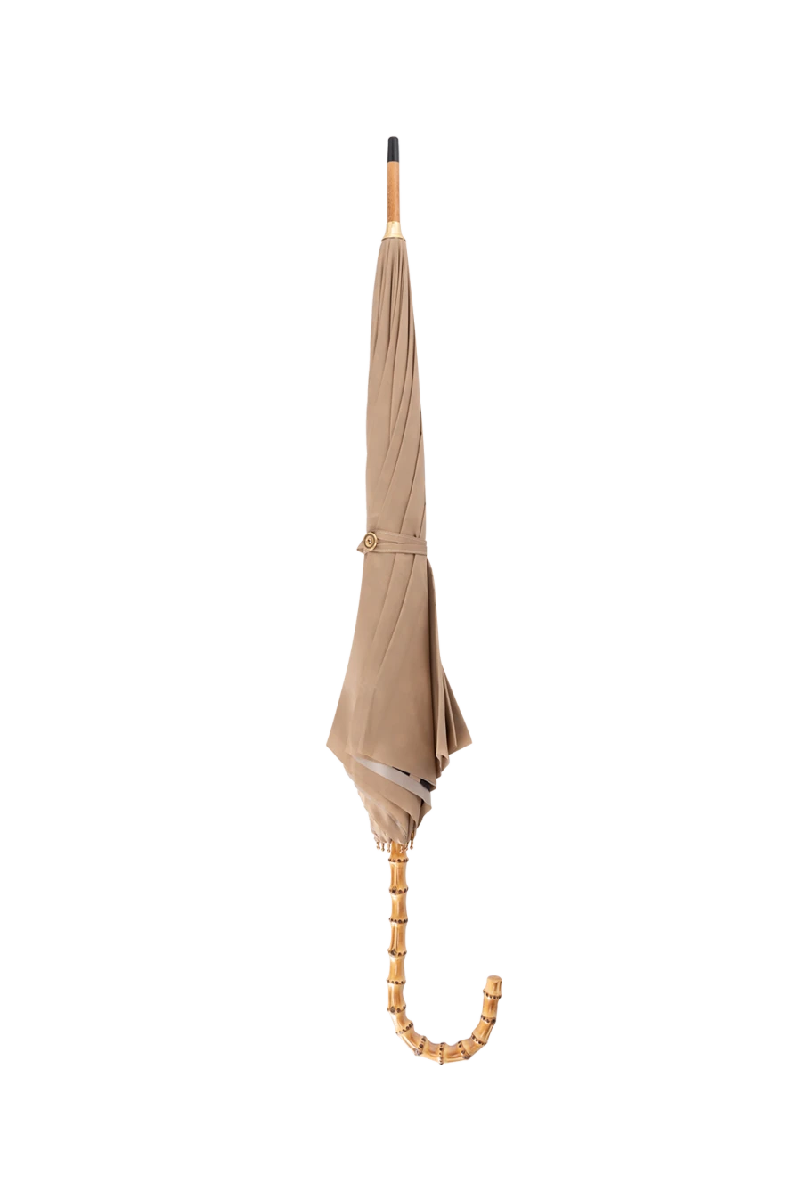 Pasotti зонт женский с бамбуковой ручкой бежевый 180960 - фото 1