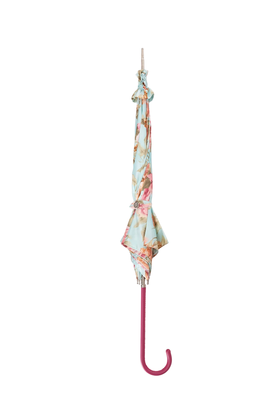 Pasotti women's umbrella blue with pink handle 180989 - photo 1