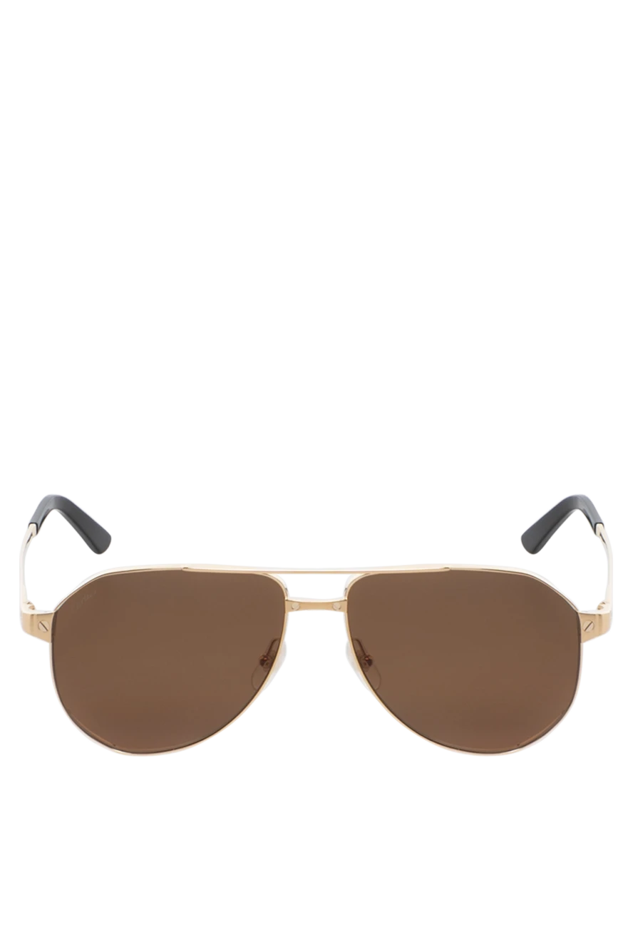 Cartier очки солнцезащитные мужские авиатор из титана 181254 - фото 1