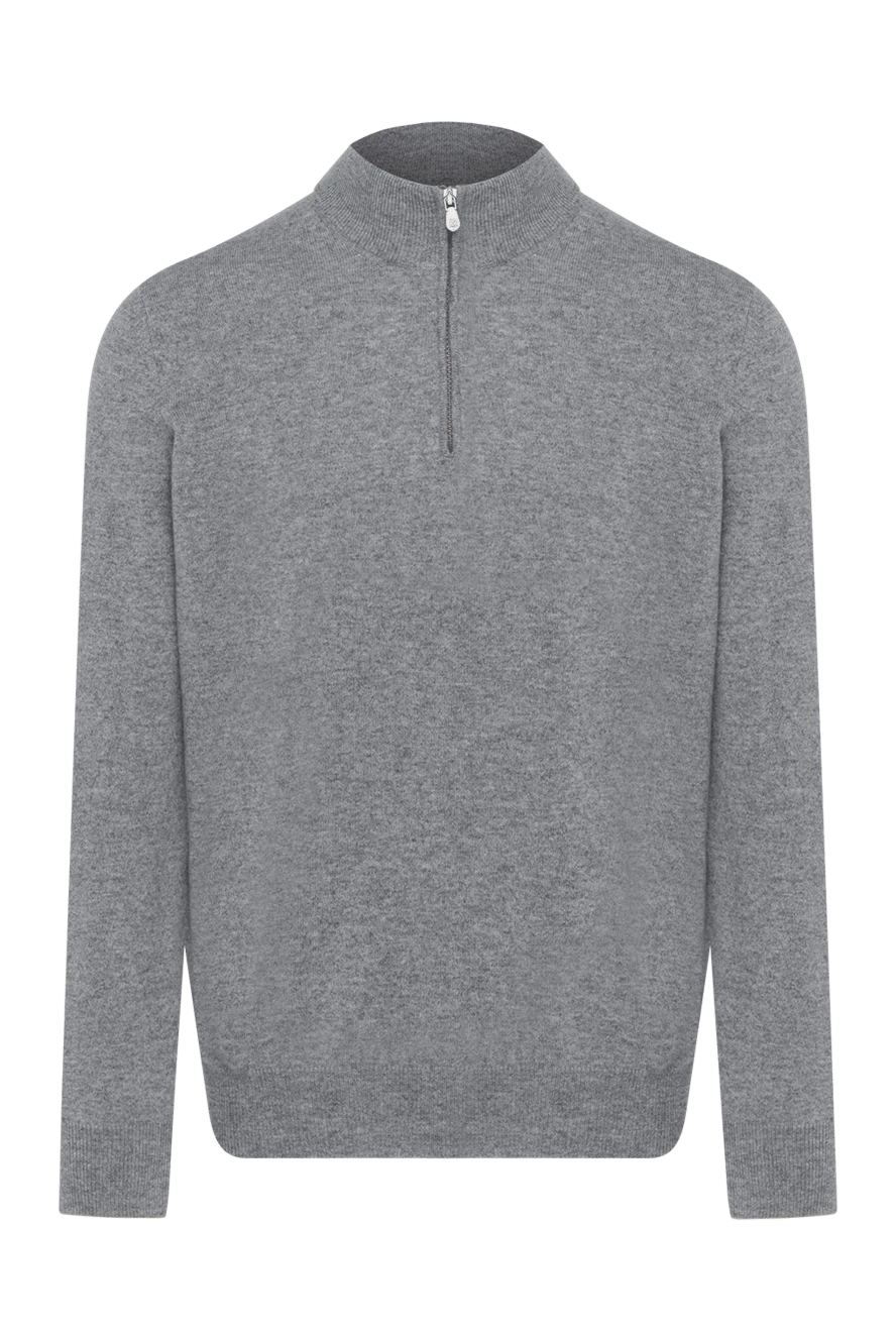 Brunello Cucinelli men's sweater made of cashmere gray 183854 - photo 1