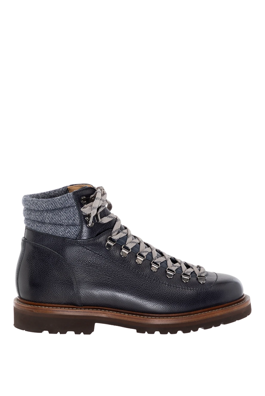 Brunello Cucinelli ботинки мужские на рельефной подошве 183882 - фото 1