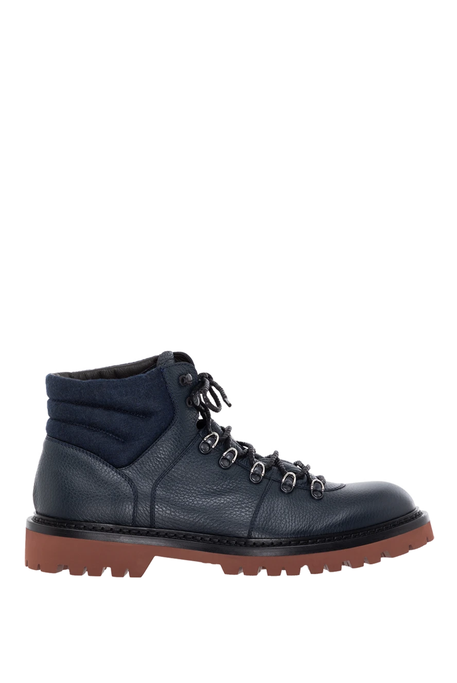 Barrett ботинки мужские с тракторной подошвой из натуральной кожи 184701 - фото 1