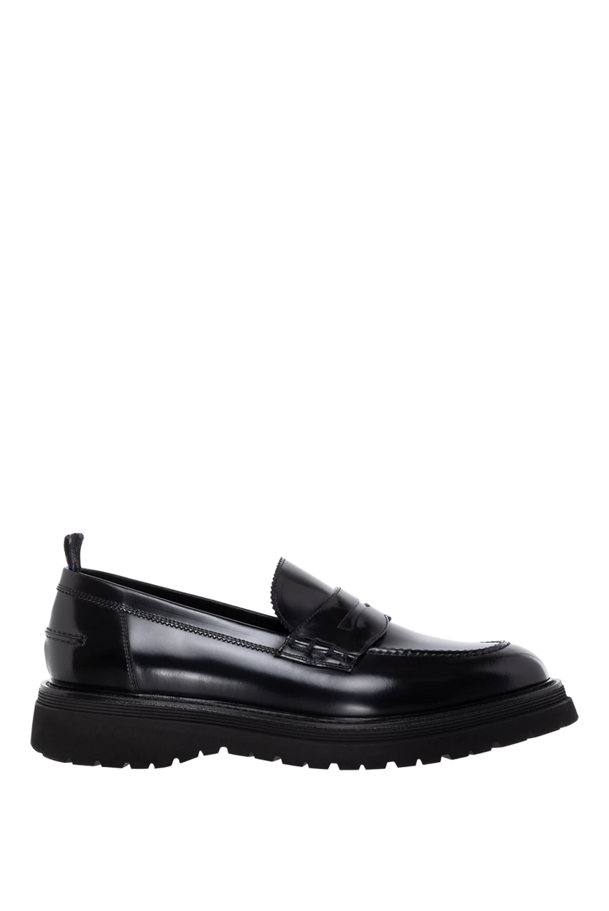 Barrett leather penny loafers black mens 184708 - photo 1