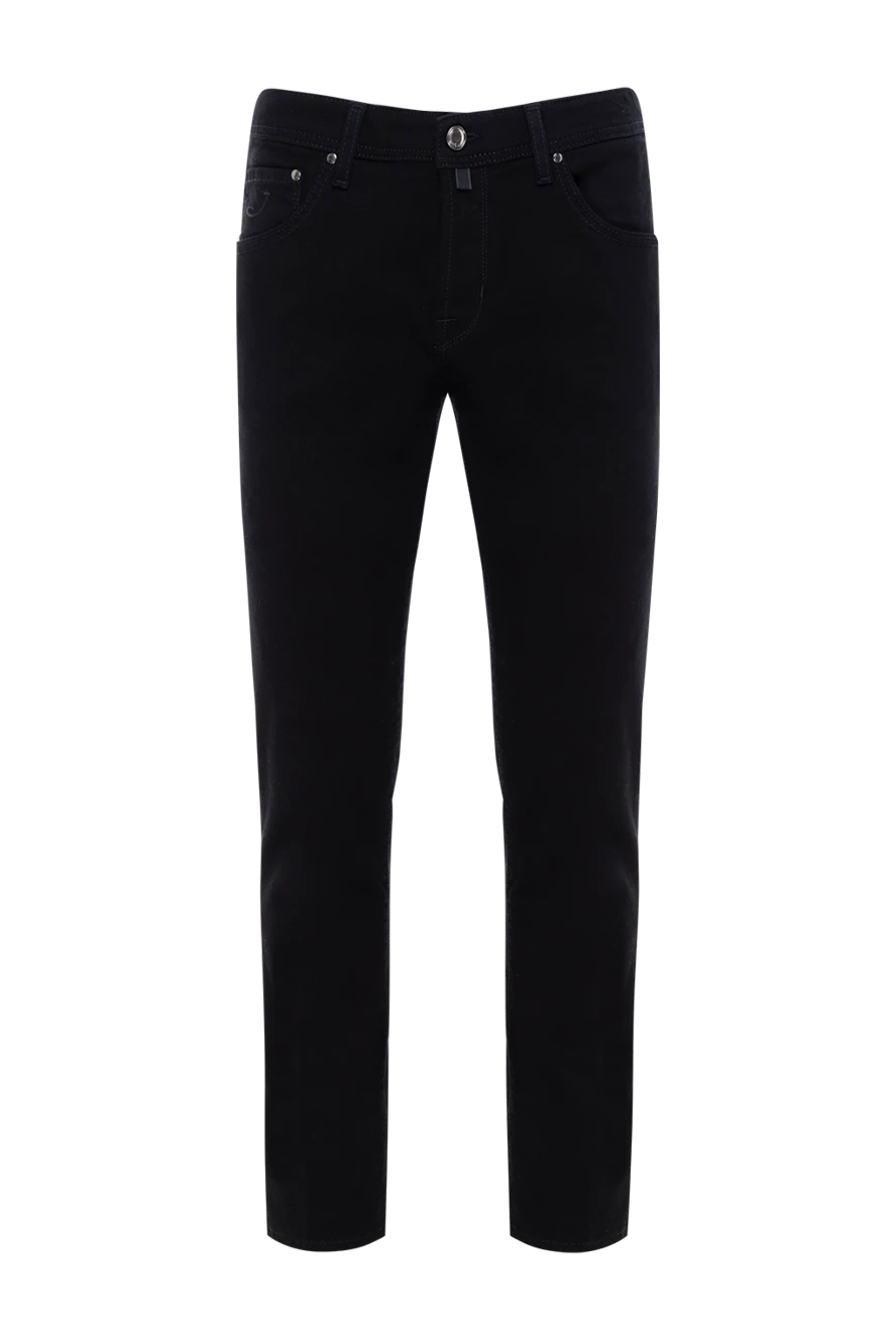 Jacob Cohen черные джинсы из бархатистого хлопка с плотной фактурой и тёмной фурнитурой
184783 - фото 1