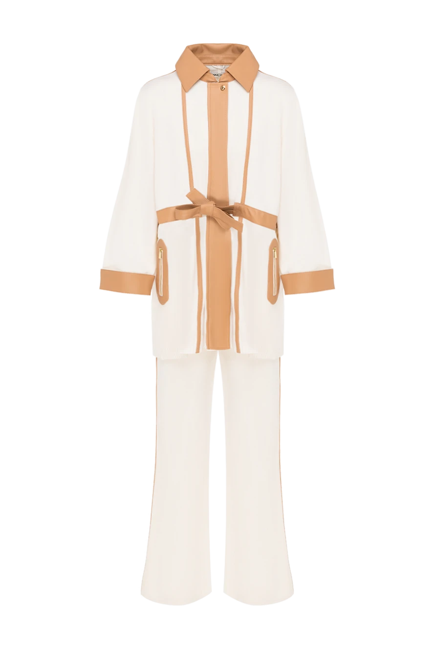 Max&Moi прогулочный костюм с контрастными кожаными полосками 184824 - фото 1