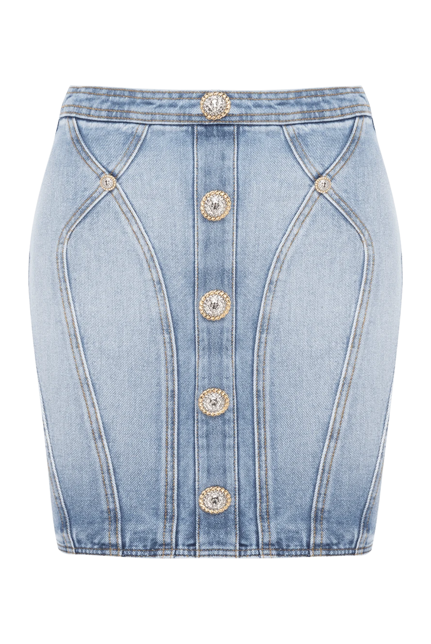 Balmain woman jeans skirt купить с ценами и фото 184884 - photo 1