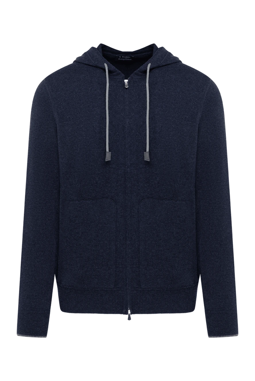 Barba Napoli ерлерге арналған найзағайлы көк капюшон 185240 - фото 1