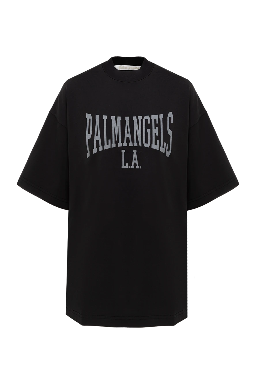 Palm Angels футболка женская черная оверсайз с логотипом 185294 - фото 1