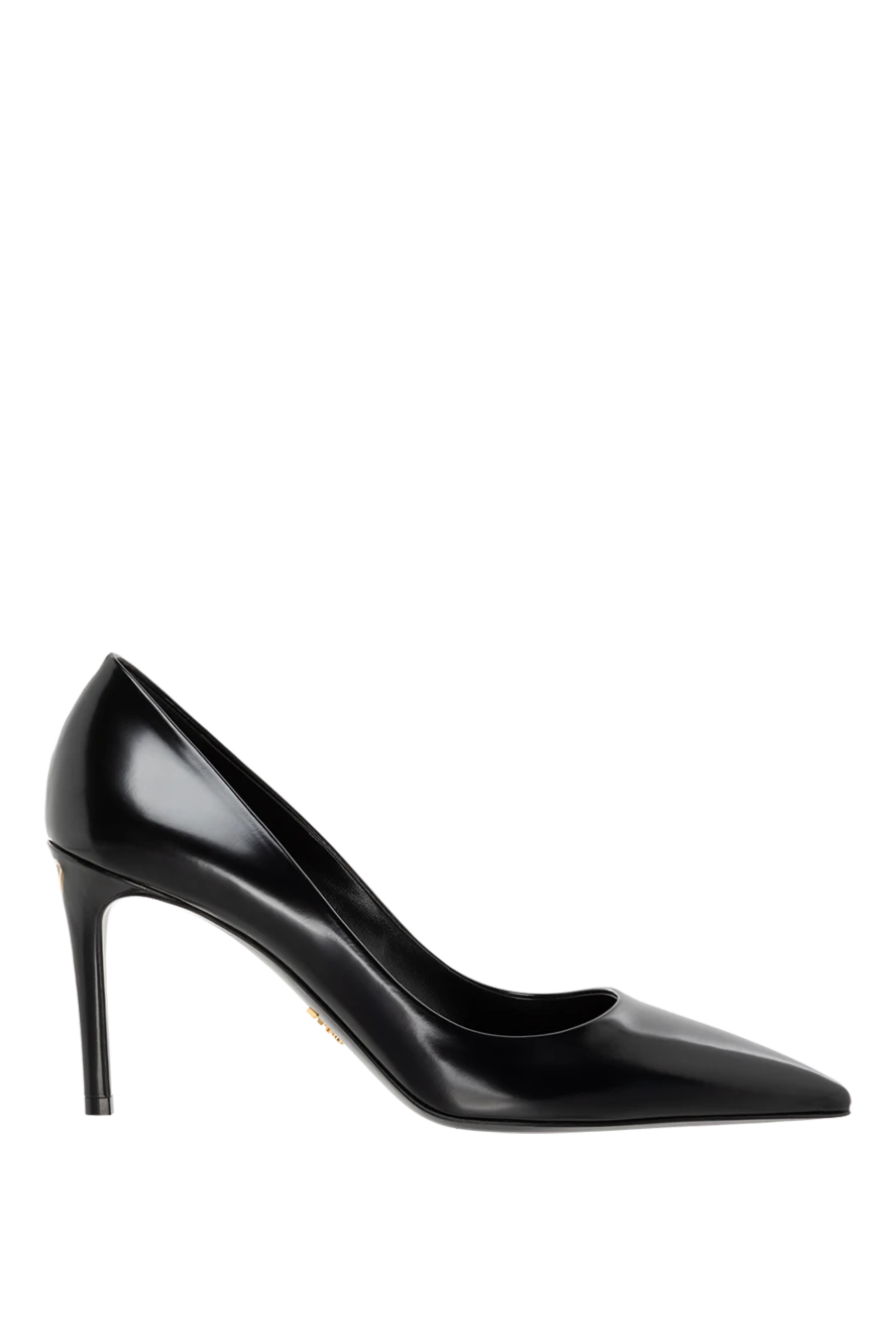 Black patent leather shoes