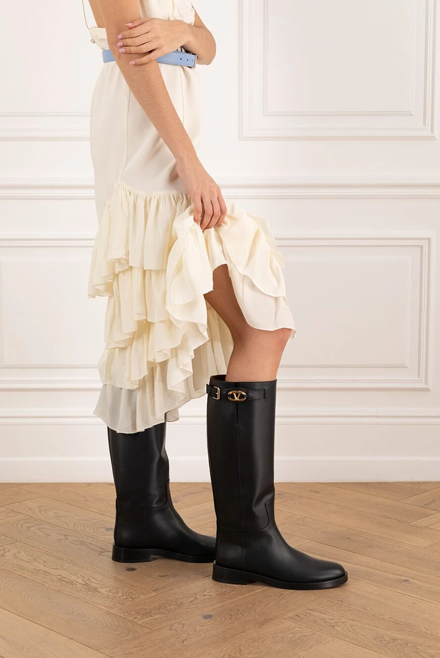 Valentino woman knee high boots,thigh-high boo 185405 - photo 1