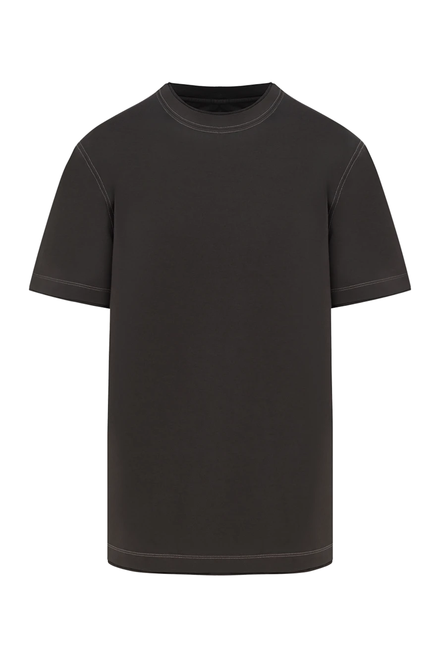 Brunello Cucinelli cotton t-shirt for men, brown 185488 - photo 1