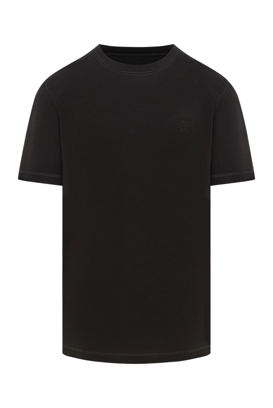 Brunello Cucinelli men's cotton t-shirt brown 185490 - photo 1