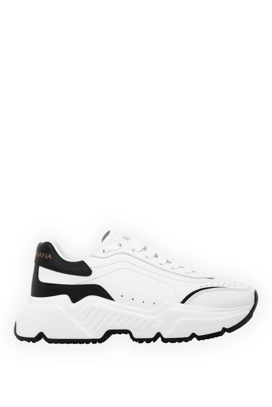 Dolce & Gabbana кроссовки daymaster из телячьей кожи с эффектом наппы 185509 - фото 1