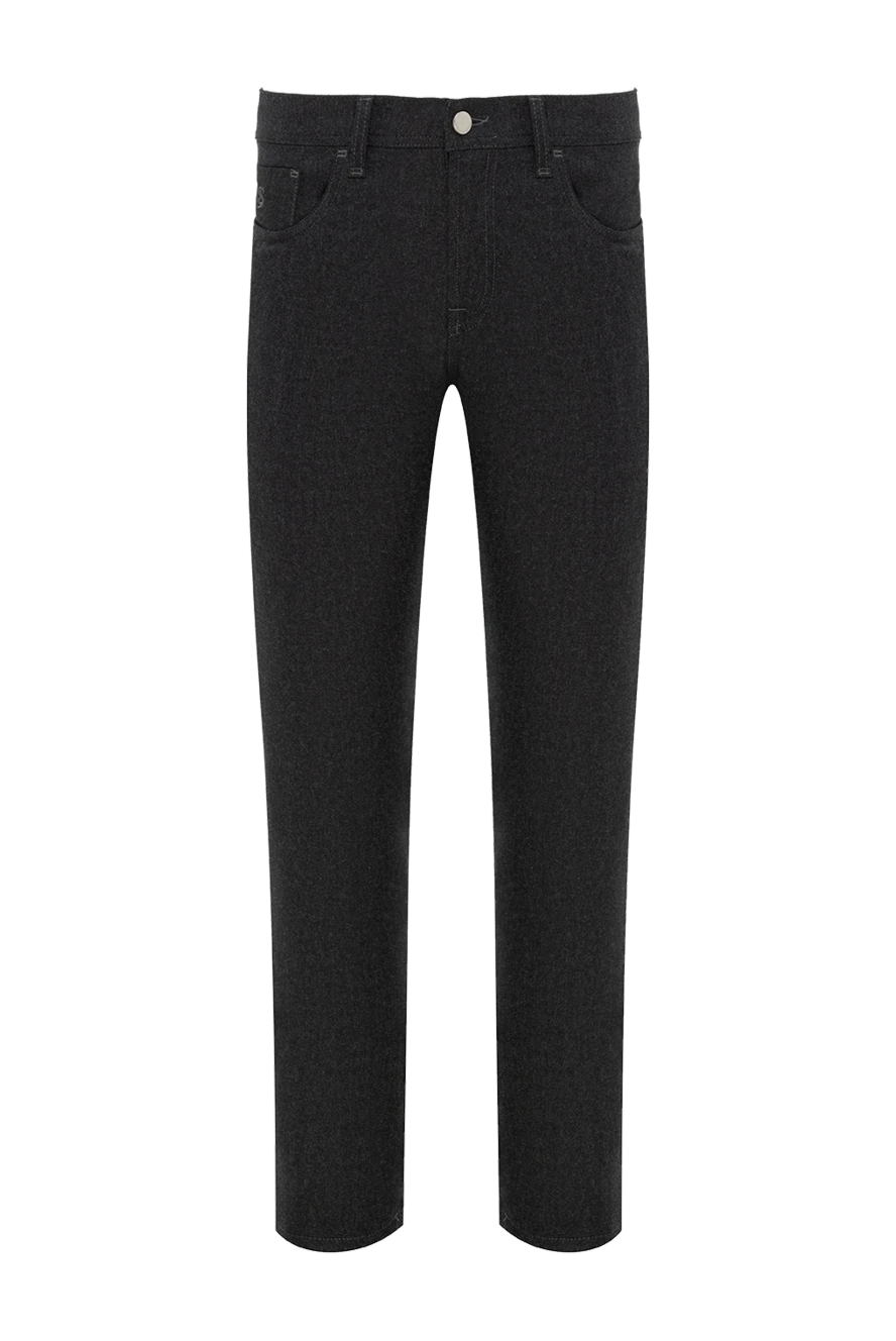 Scissor Scriptor ерлерге арналған қоңыр жүннен жасалған джинсы 185588 - фото 1