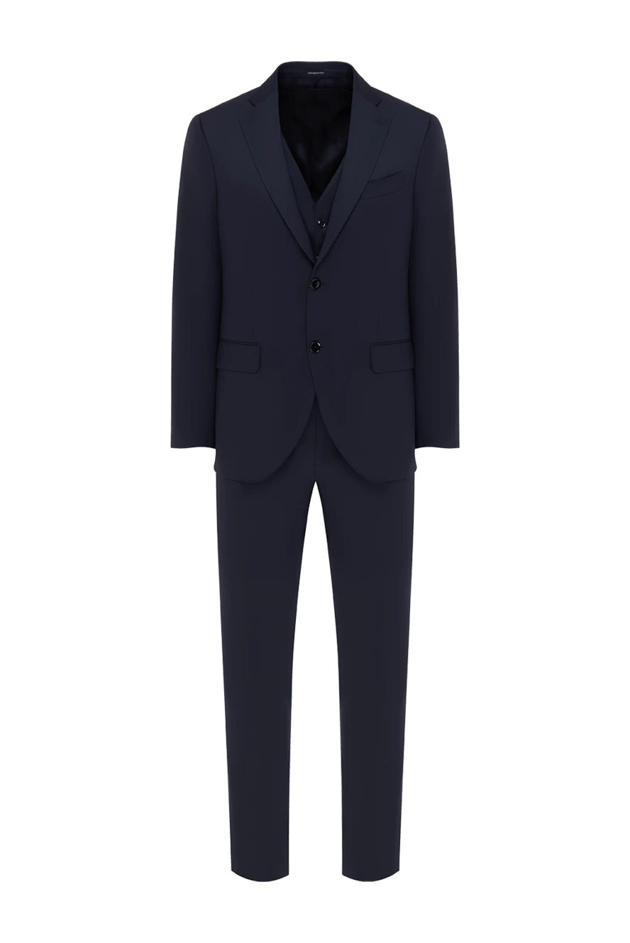 Sartoria Latorre men's classic blue wool suit 185624 - photo 1
