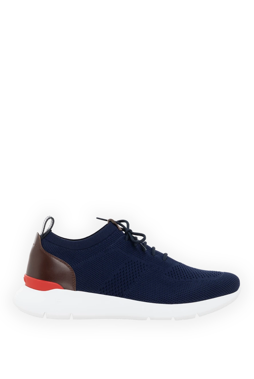 Isaia ерлерге арналған көк мақтадан жасалған кроссовкалар 185660 - фото 1