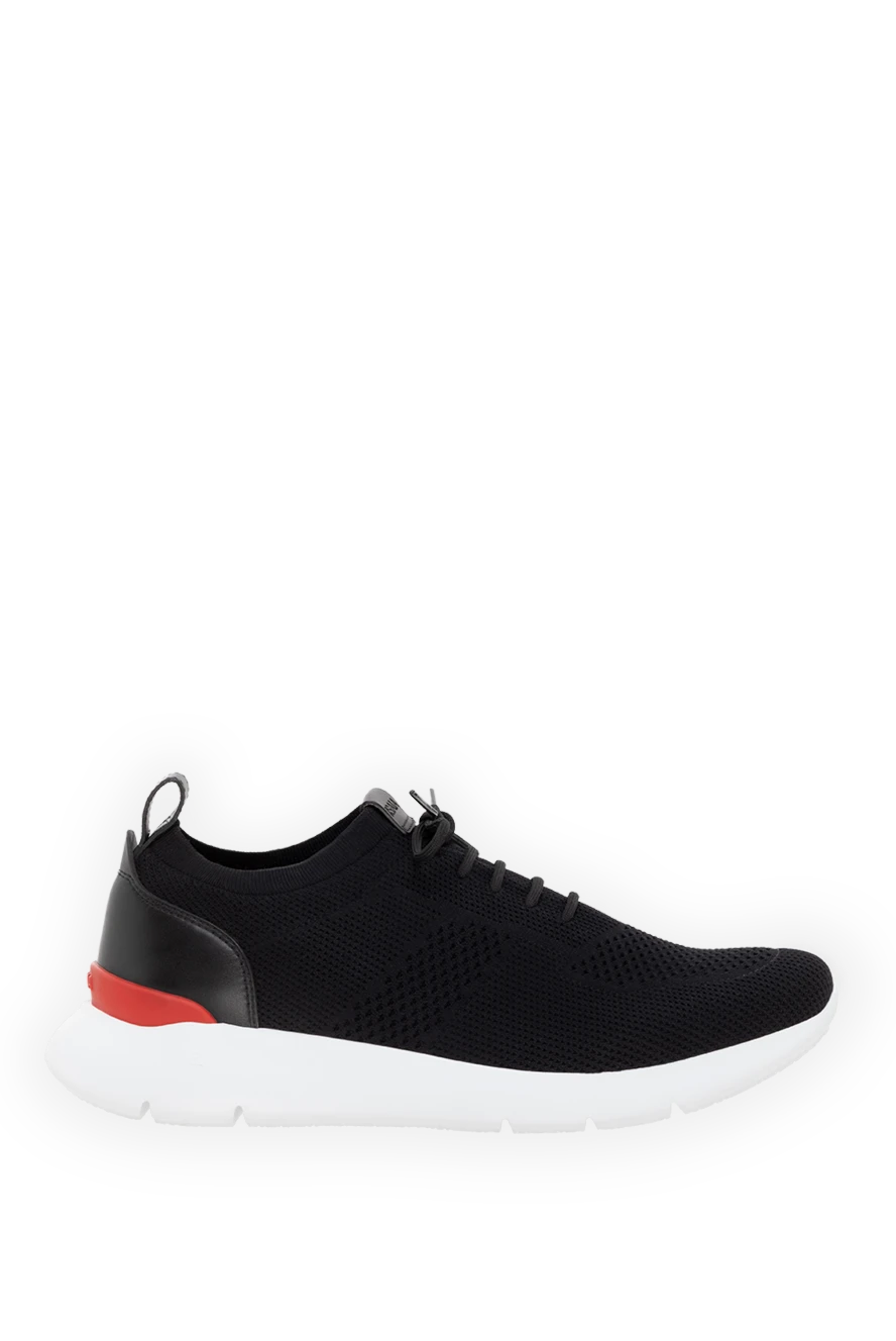 Isaia ерлерге арналған қара мақта кроссовки 185663 - фото 1