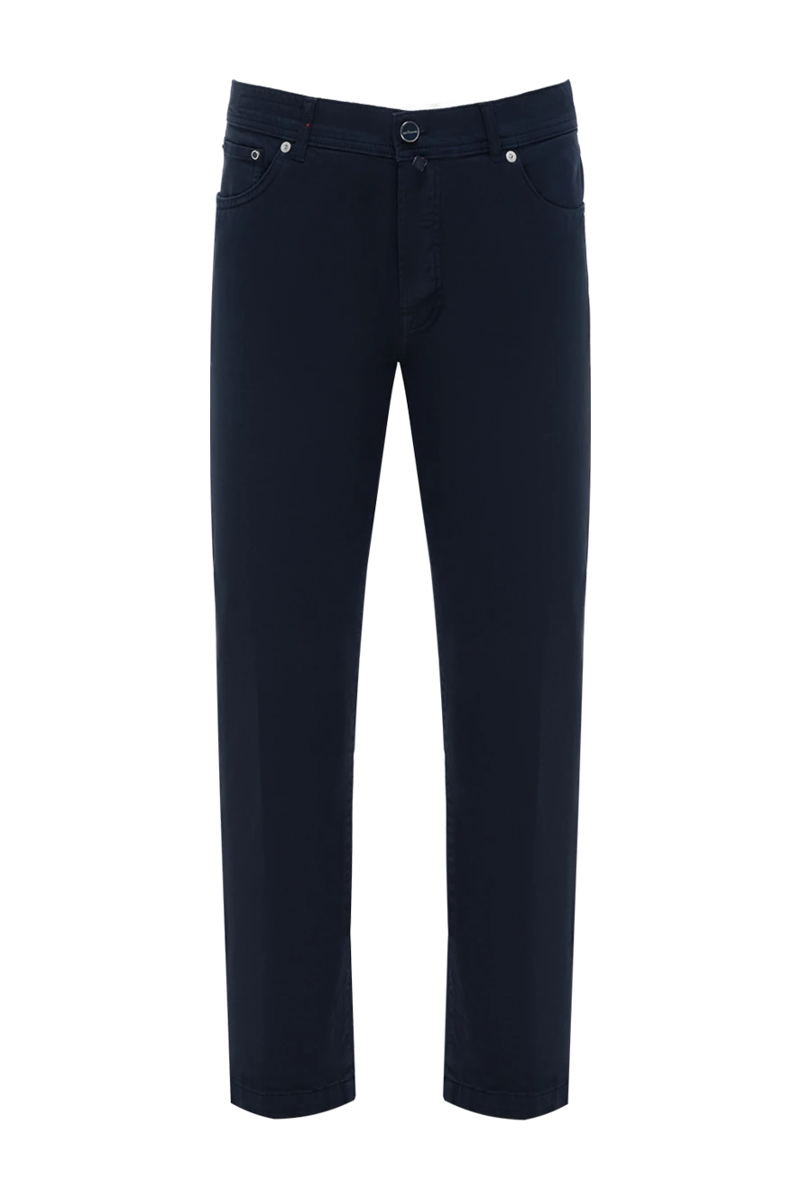 Kiton classic men's jeans made of cotton with logo 185685 - photo 1