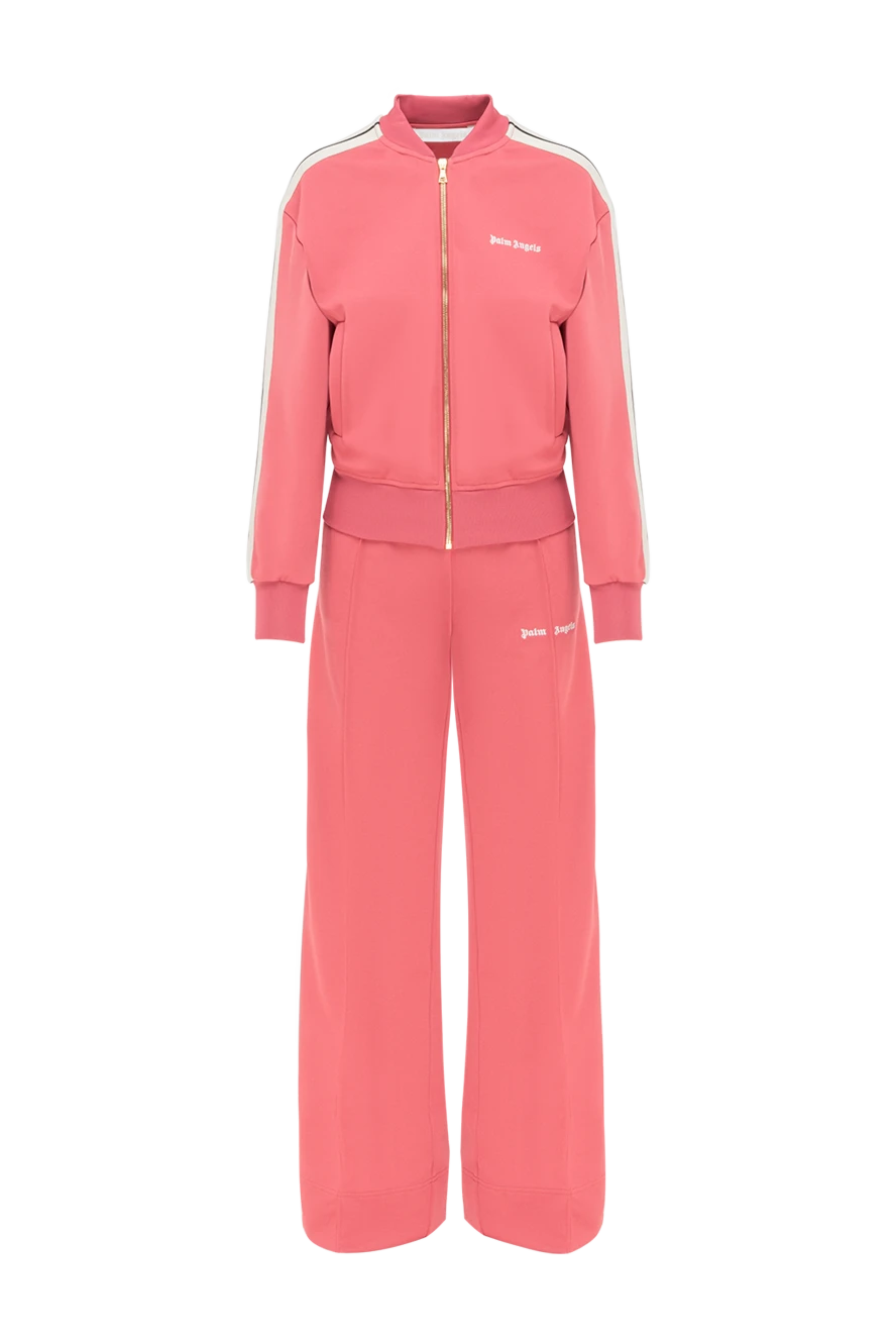 Palm Angels розовый спортивный костюм женский на молнии 185976 - фото 1
