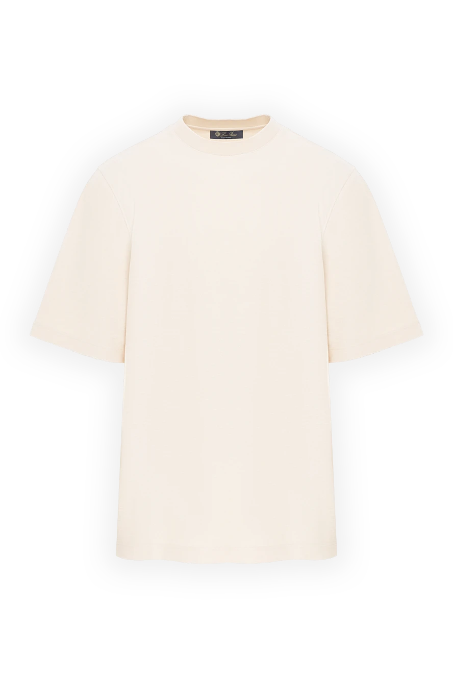Loro Piana white knitted t-shirt for men 185987 - photo 1
