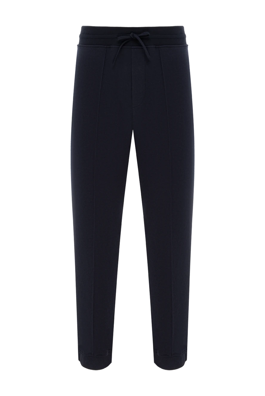 Loro Piana whitney blue men's trousers with tie 185990 - photo 1