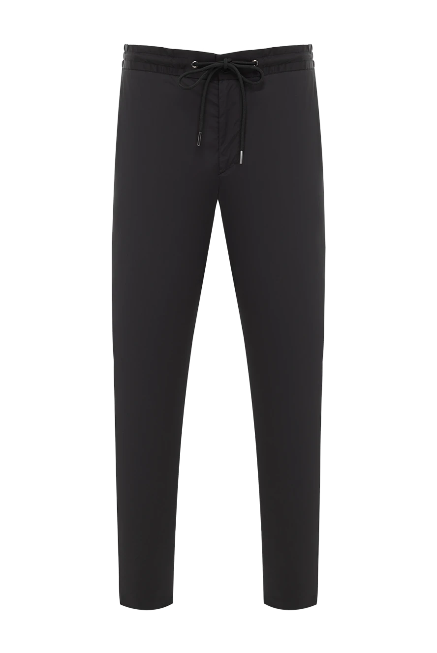 Tombolini прогулочные мужские брюки на завязке черные 186243 - фото 1