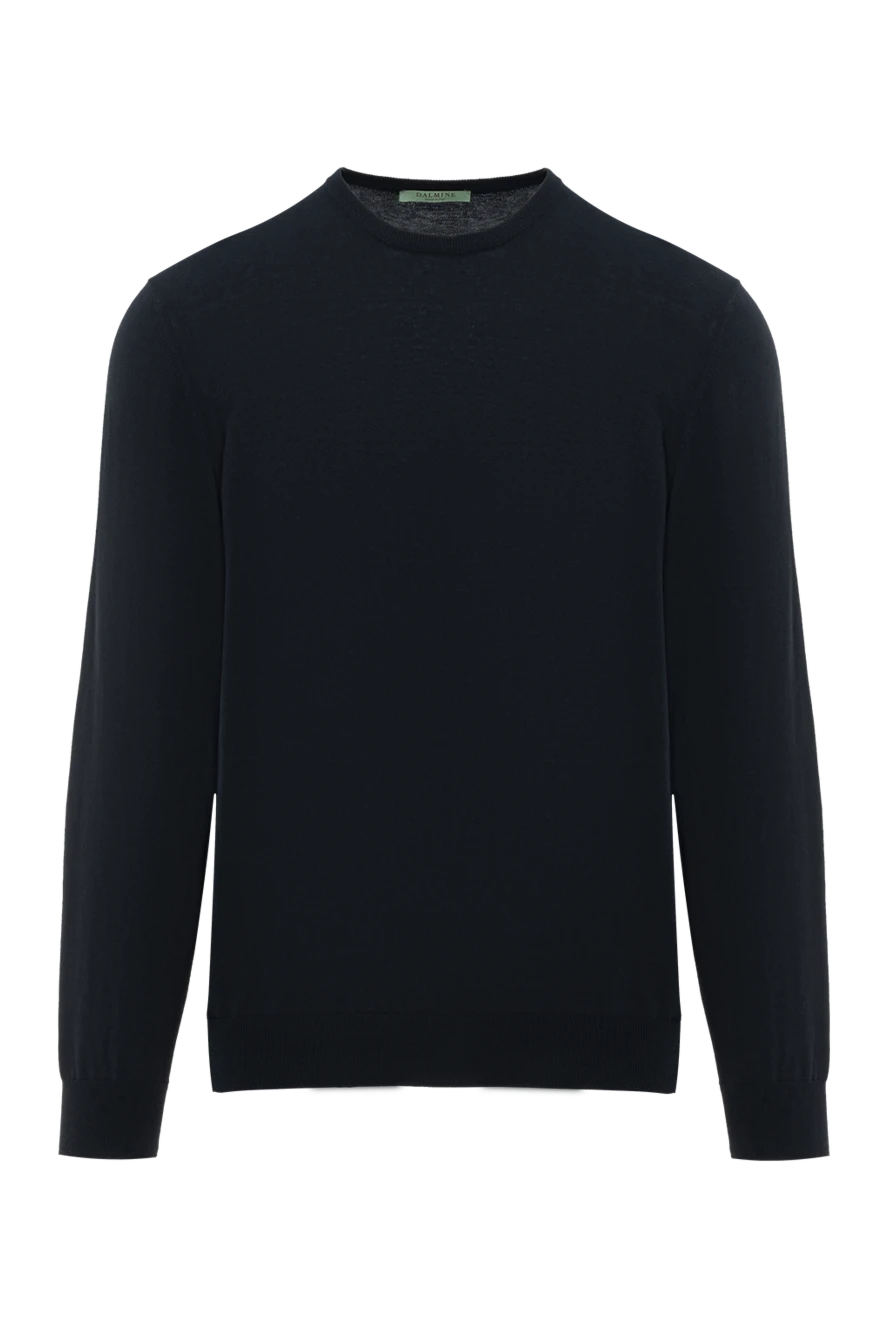 Dalmine джемпер мужской из хлопка черный 186308 - фото 1