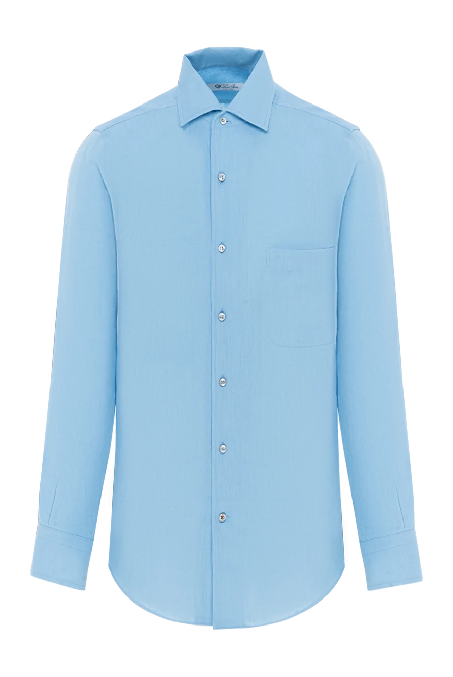 Loro Piana classic linen shirt with mother-of-pearl buttons 186339 - photo 1