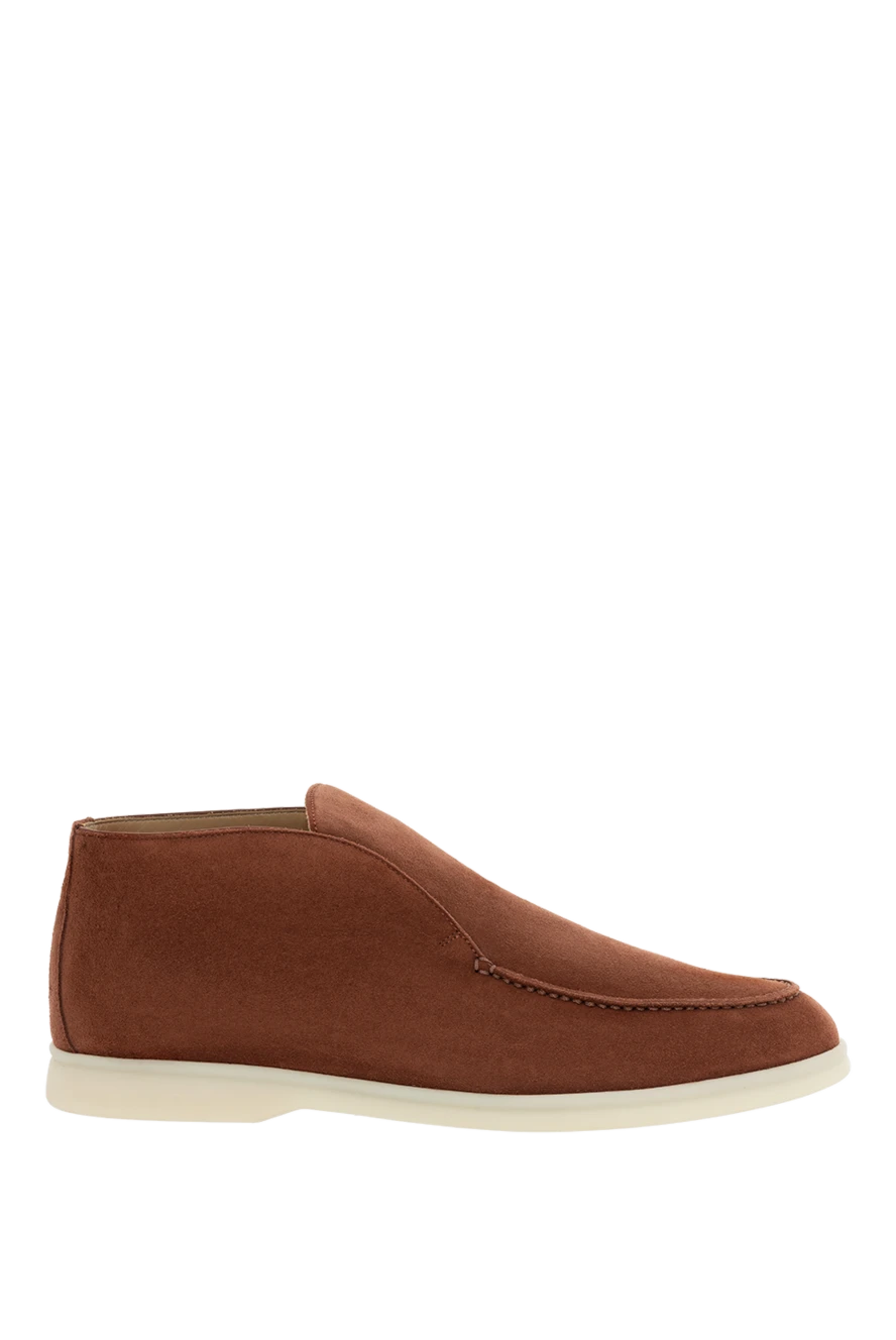 Loro Piana классические лоферы из замши и телячьей кожи наппа внутри 186343 - фото 1