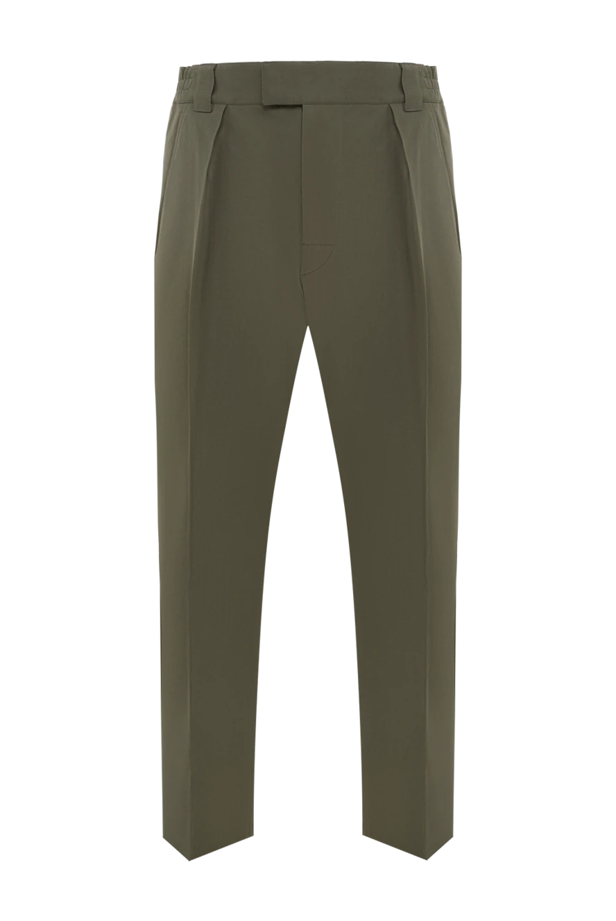 Loro Piana reinga мақта жасыл ерлер шалбары 186362 - фото 1