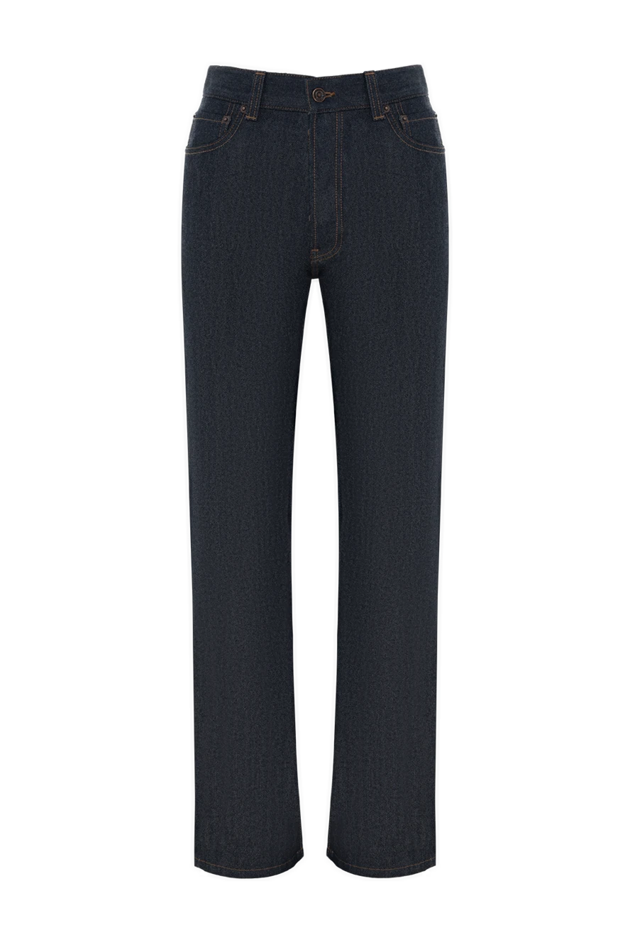 Loro Piana джинсы sade женские синие из хлопка и кашемира 186382 - фото 1