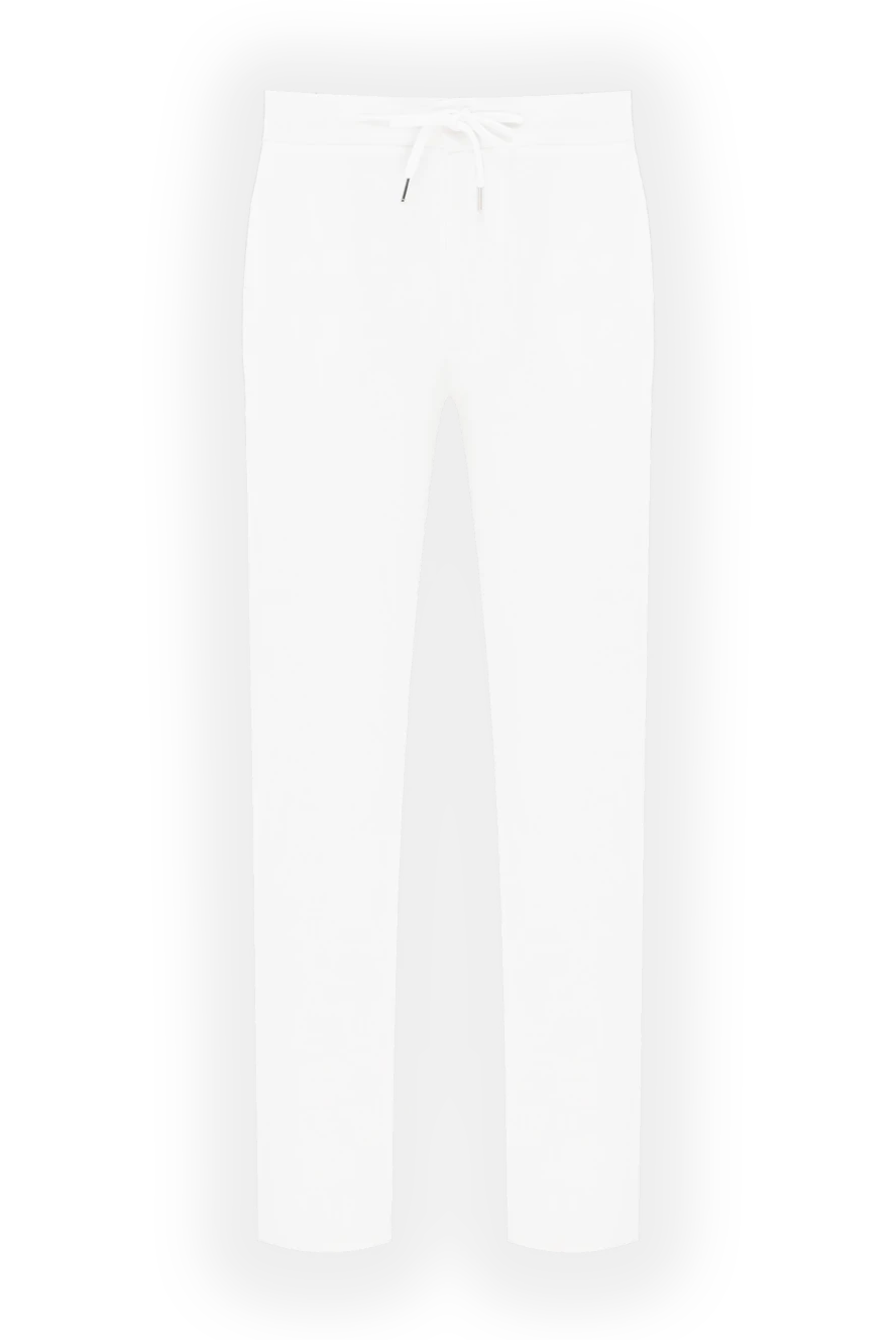 Cesare di Napoli ерлерге арналған жіптері бар ақ шалбар 186440 - фото 1