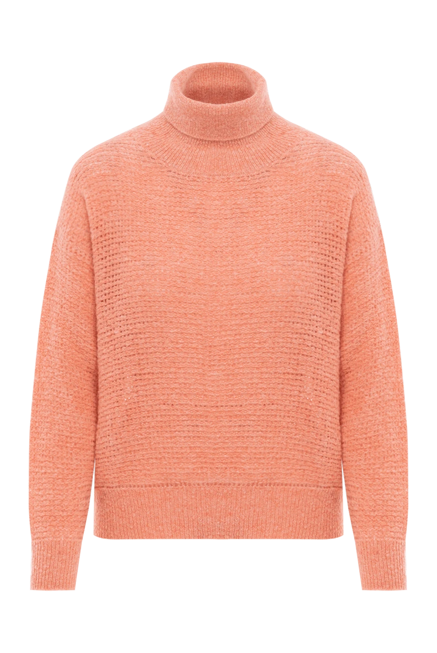 Peserico вязаный гольф оранжевый женский 186442 - фото 1