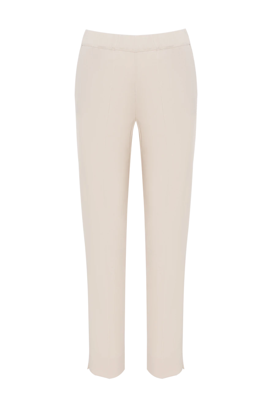 D.Exterior белі серпімді әйелдердің бежевый шалбары 186506 - фото 1