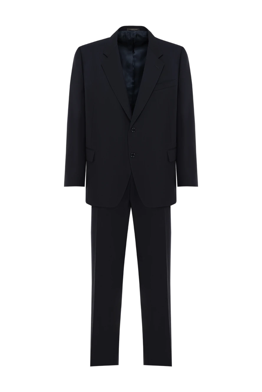 Corneliani черный мужской костюм из шерсти 186552 - фото 1