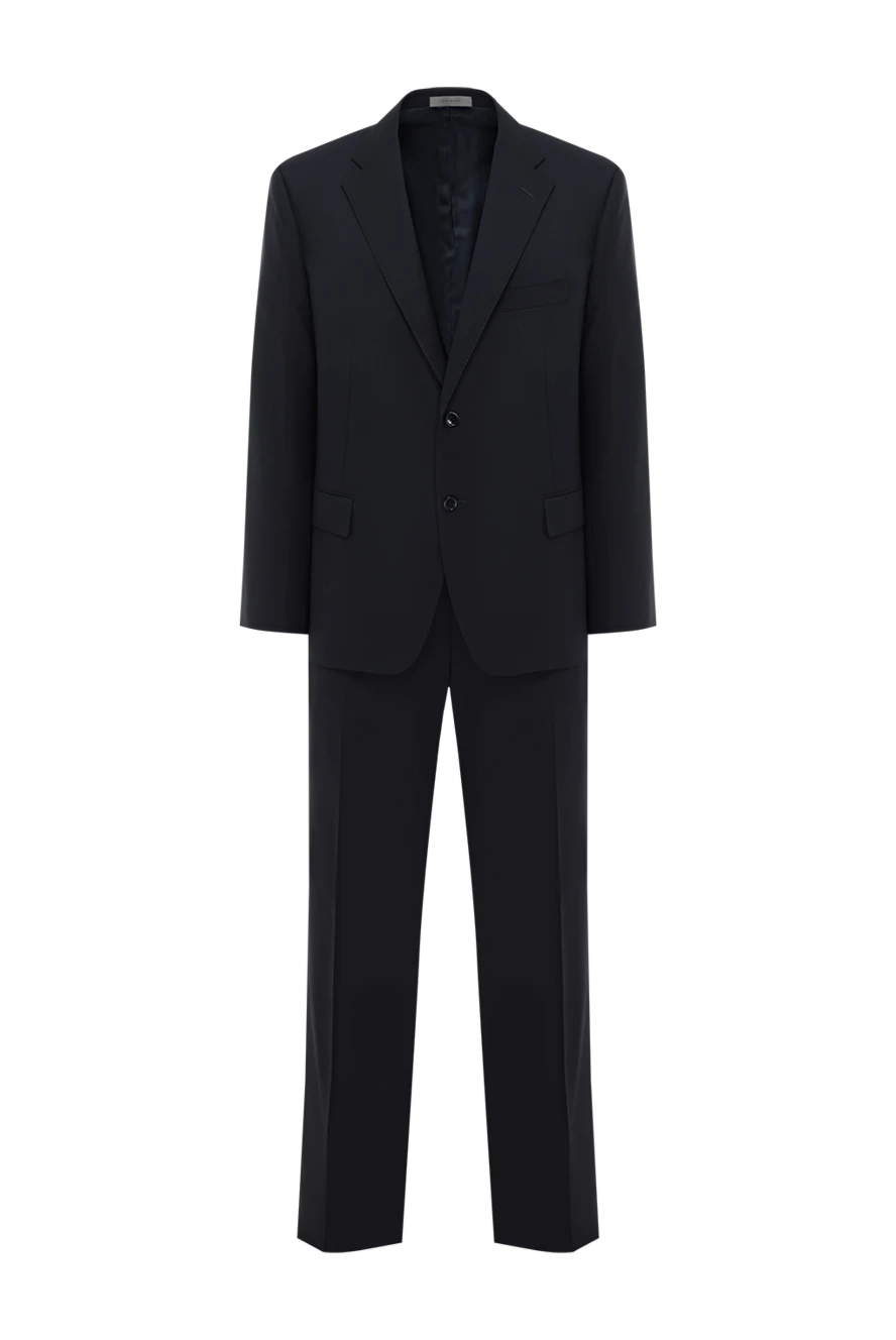 Corneliani строгий костюм из шерсти с прямыми брюками и однобортным пиджаком 186555 - фото 1