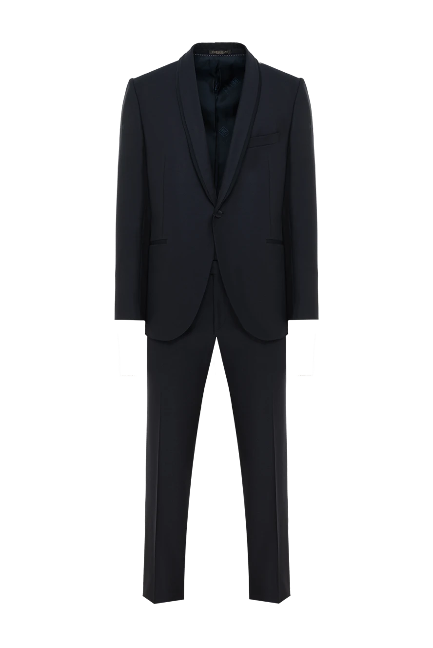 Corneliani классический костюм из натуральной шерсти с мягким блеском ткани 186565 - фото 1