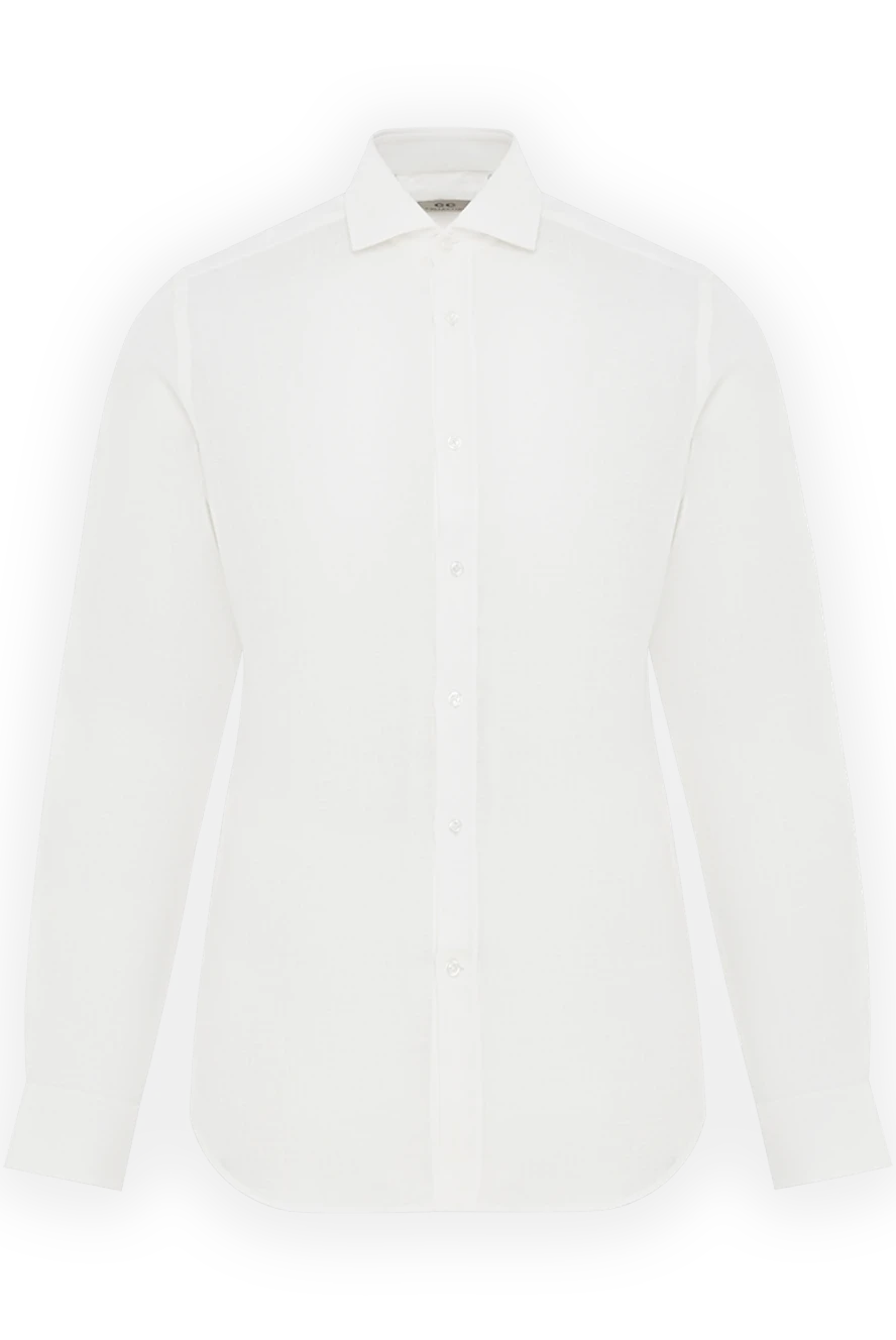 Corneliani white linen shirt for men 186650 - photo 1