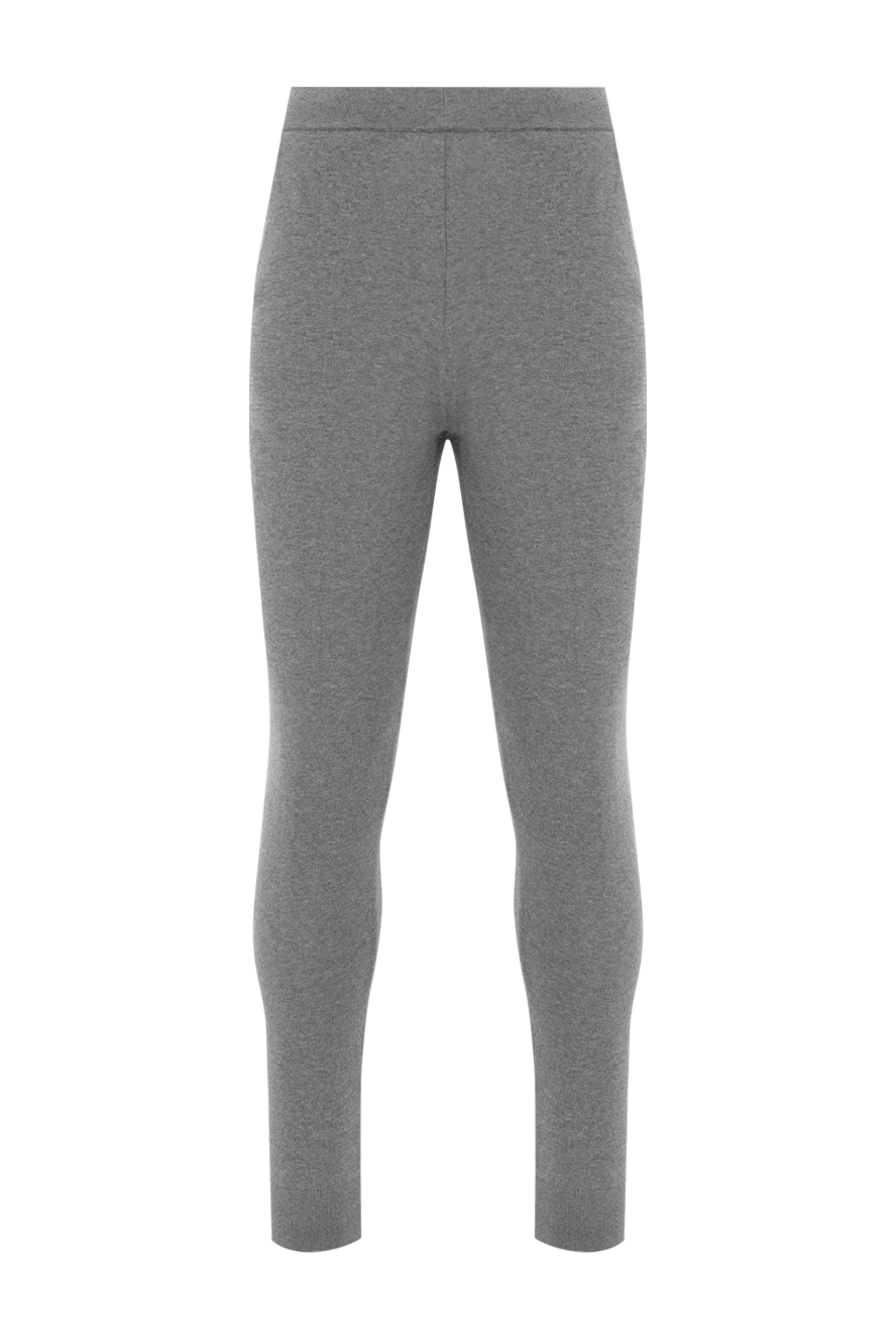 Corneliani мақта мен кашемирден тігілген жұқа ерлер шалбары, сұр түсті 186654 - фото 1