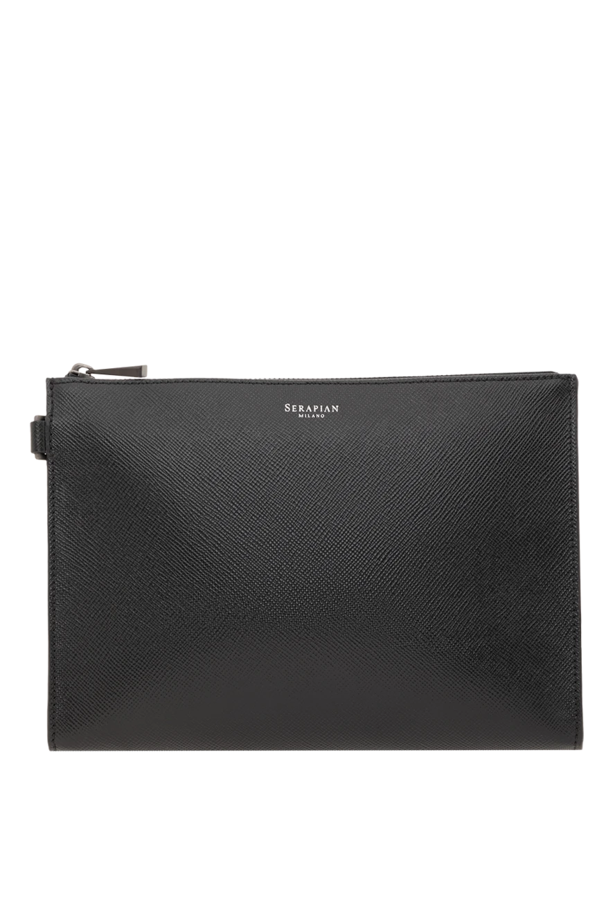 Serapian шынайы былғарыдан жасалған найзағайлы қара ерлерге арналған ілінісу 186667 - фото 1