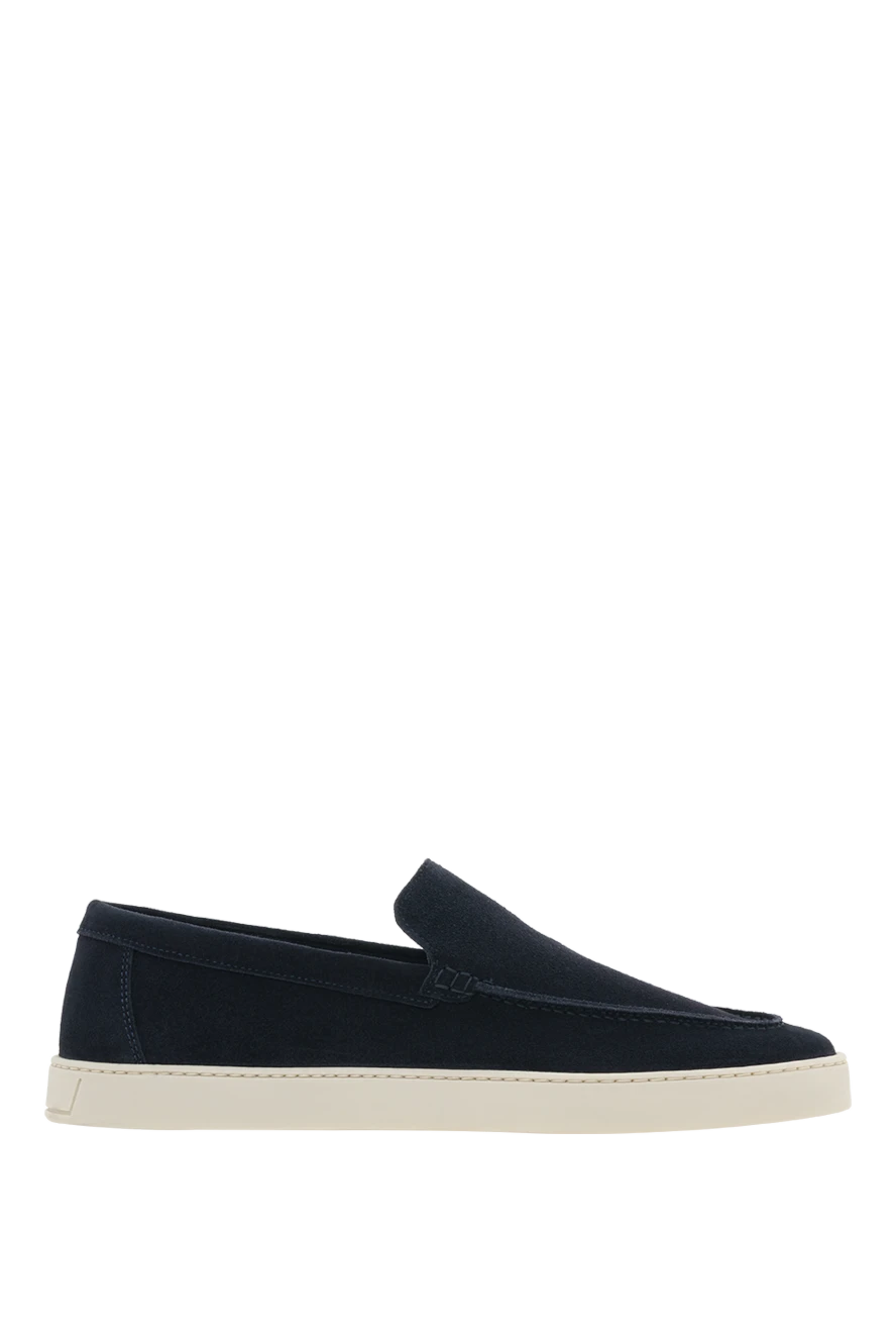 Barrett нубуковые лоферы летние синие мужские 186923 - фото 1