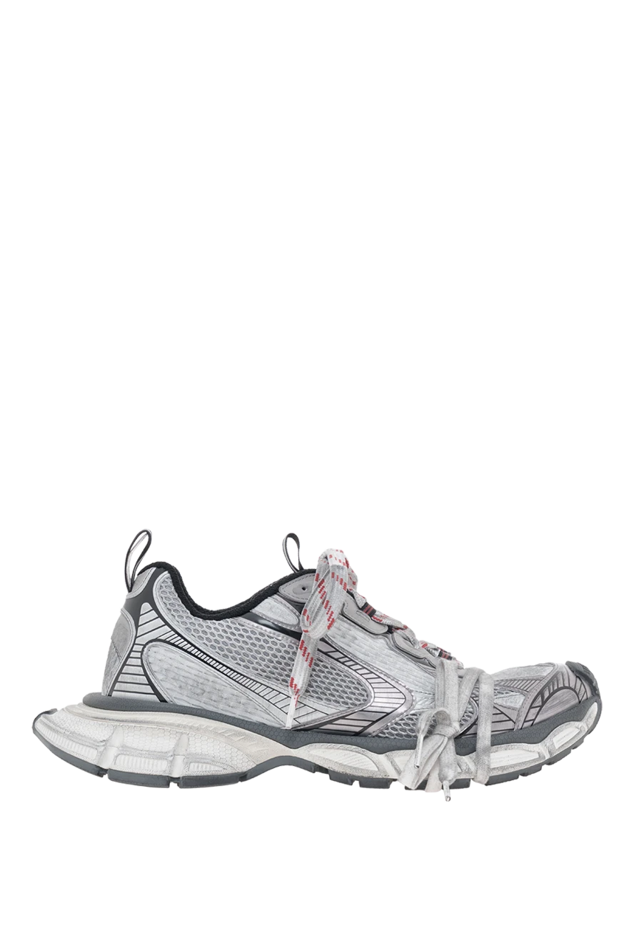 Balenciaga торлы және pu матадан жасалған сұр түсті 3xl кроссовкалар 186994 - фото 1