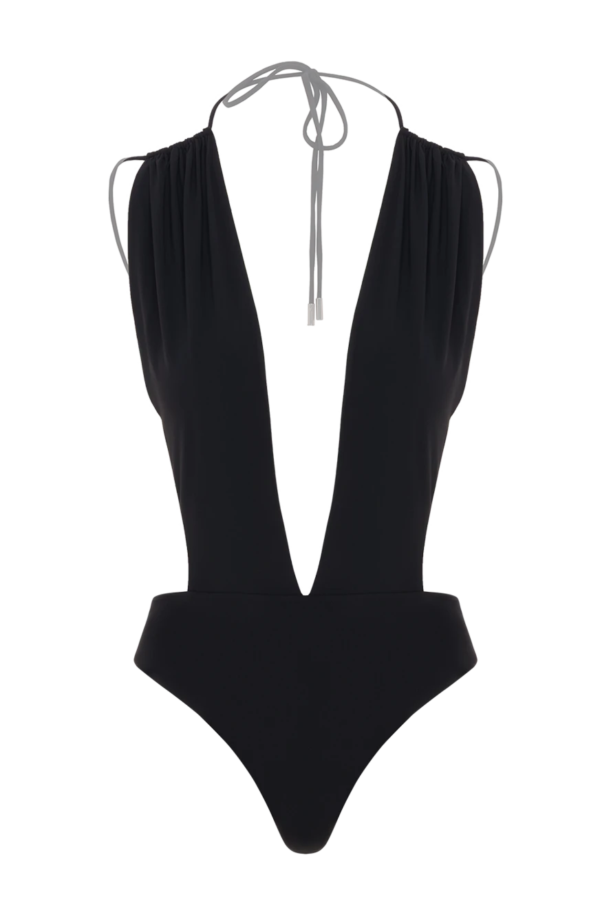 Saint Laurent v-мойны бар, арқасы ашық купальник 187107 - фото 1