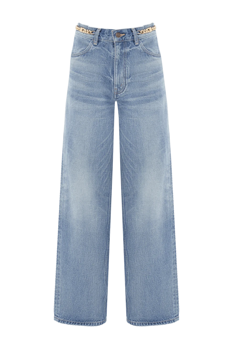 Celine джинсы kitty с высокой талией женские 187134 - фото 1